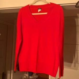 JCrew Cashmere V-neck Sweater Sz M EUC